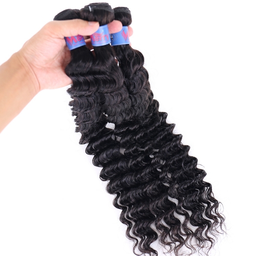 3 Bundles Deep Wave Hair Merry Hair Best Selling Healthy 100% Best Quality Curly Hair Weft