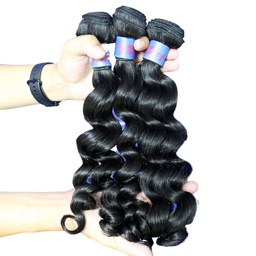 1 Bundle Natural Wave/Wavy Hair Weave And  Virgin Hair Factory Price New Style!