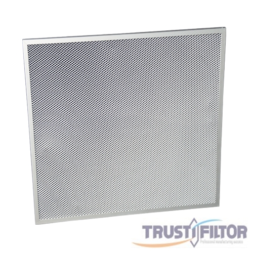 Aluminum honeycomb photocatalytic filter