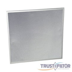 Aluminum honeycomb photocatalytic filter