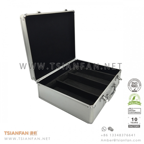 Handhold Quartz Stone Sample Display Suitcase