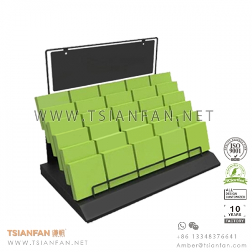 Metal Granite Stone Sample Counter Display Rack