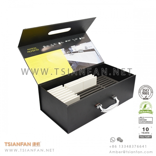 Handhold Artifical and Quartz Stone Sample Display Box