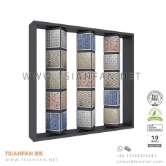 Rotating Mosaic Tile Sample Display Shelf