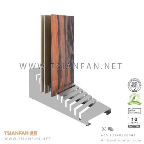 Metal Showroom Flooring Tile Board Display Rack