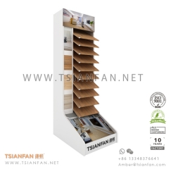 Wooden Flooring Tile Display Shelf