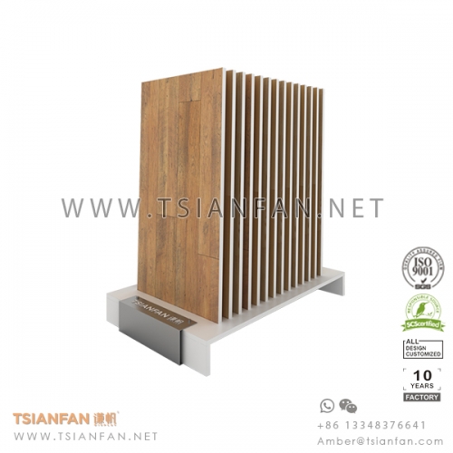 Wood Flooring Tile Sample Display Idea