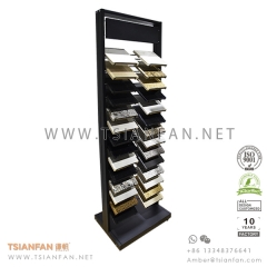 High Quality double-row display tower for stone samples, quartz