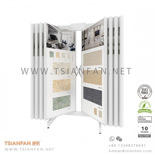 Wing Tile Sample Showroom Display Stand