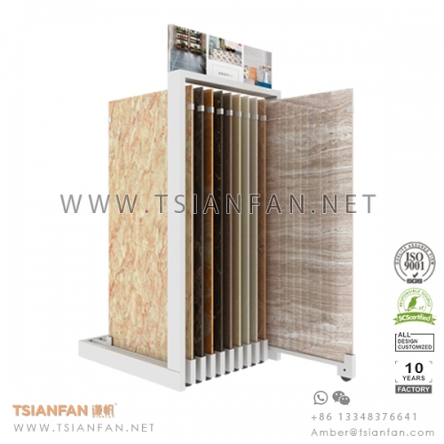 Sliding Ceramic Tile Showroom Display Stand