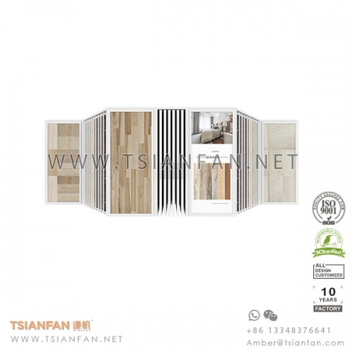 Sliding Tile Showroom Display Rack