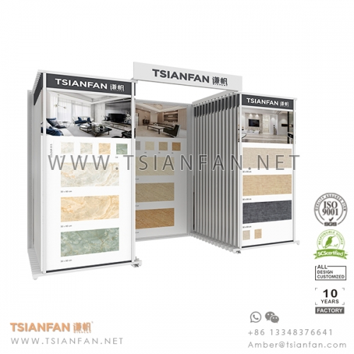 Sliding Ceramic Tile Display Solution