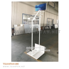 Custom Metal Wood Floor Tile Sample Display Stand for Showroom