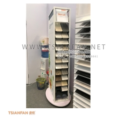 Spin Granite Stand,Quartz Stone Sample Display Tower