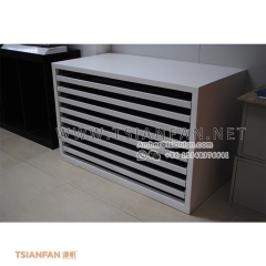 Showroom Porcelain Tile Drawer Display , Ceramic Tile Display Stand