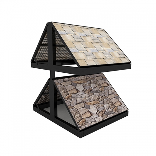 Outdoor Natural Stone Tower Type Stone Display Rack Wholesale