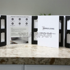 3 Pages Sample Binder Book Folder Stone Display