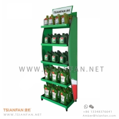 Engine oil Retail Rack , Metal Oil Rack