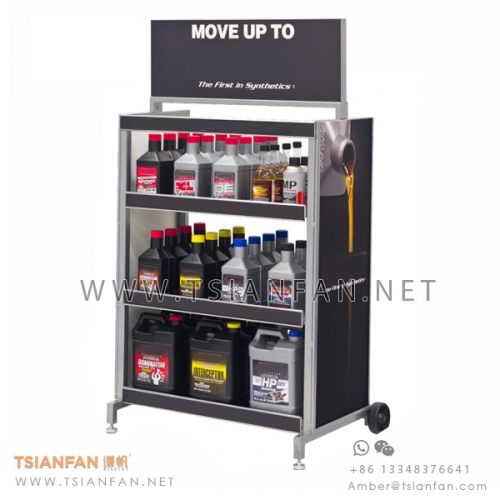 Essentials Motor Oil Rack for Store