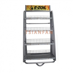 4 Tier Metal Motor Oil Storage Rack Engine Oil Shelf