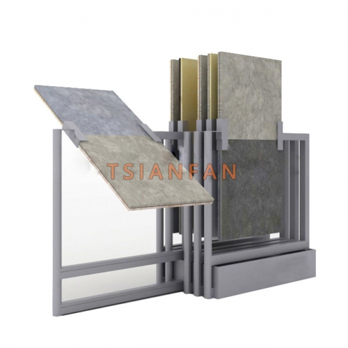 Slab Tile Spin Display Stand Rack