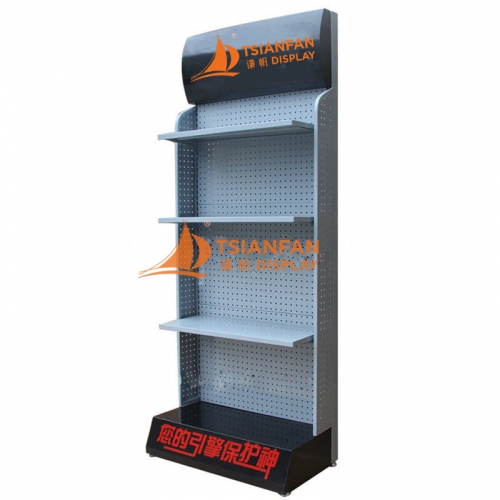 Factory Custom Metal Engine Oil Display Stand, Motor Oil Display Shelf, Lubricating Oil Display Rack