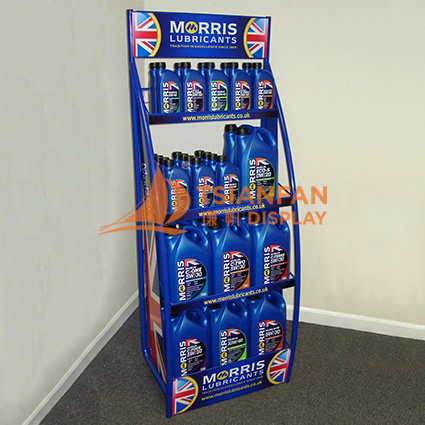 4s Shop Oil Bottle Storage Rack, Engine Oil Bottle Display Rack Wholesale