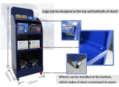 Metal Lubricating Oil Gas Display Rack Motor Oil Engine Oil Bottle Display Rack