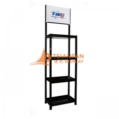 Custom Retail Store Metal Lubricating Oil Display Stands,motor Engine Oil Display Rack