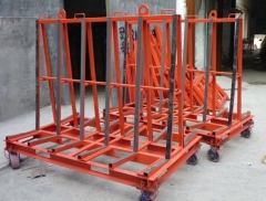 One-stop A-frame Trolley With Pulleys For Stone Slab Display