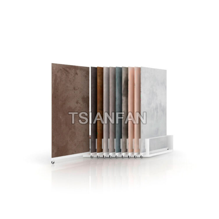 Sliding Slab Tile Display Stand