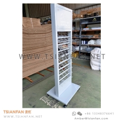 Sintered Stone, Porcelain Tile Sample and Quartz Surface Display Tower