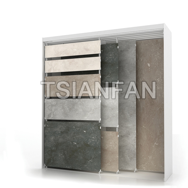 Vertical Ceramic Tile Sliding Display Rack