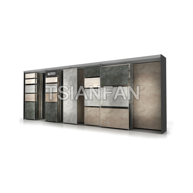 Showroom Tile Sliding Display Rack