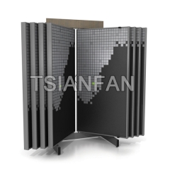 Ceramic Tile Wing-shaped Display Rack Showroom Display Rack