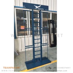 Artificial Porcelain and SINTERED STONE Tower Floor Display Rack.