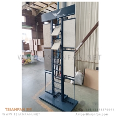 Artificial Porcelain and SINTERED STONE Tower Floor Display Rack.