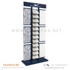 Artificial Porcelain and SINTERED STONE Tower Floor Display Rack.