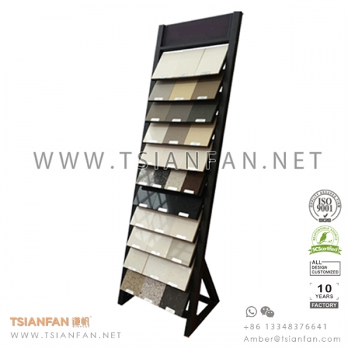 Showroom Quartz Stone and Porcelain Tile Display Rack