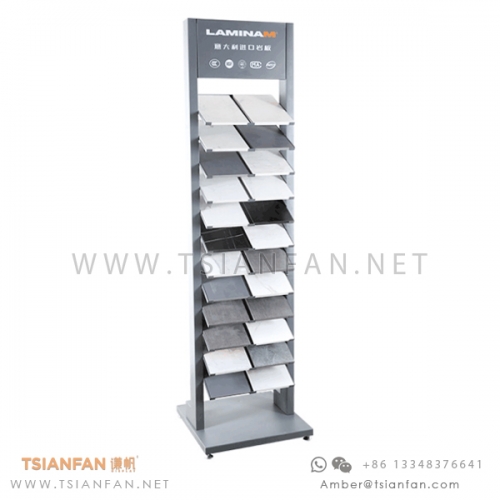 Metal Aritificial and Sintered Stone Floor Stand Tower Rack