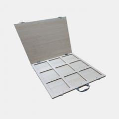 Solid wood Tile Sample Display Box Cheap Online Shopping