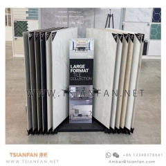 Sliding Porcelain Sintered Stone Large Format Tile Display