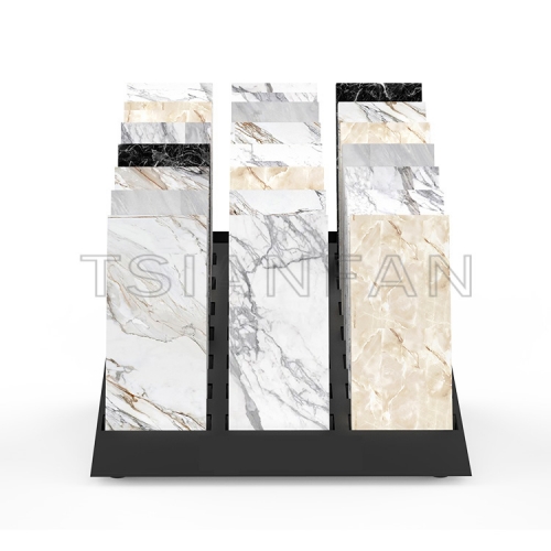 Custom-designed marble tile stand stand display-SRT845