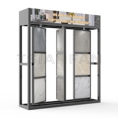 Exclusive custom quartz stone rotating floor display stand-SG006