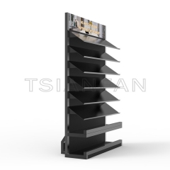 High-end custom quartz stone waterfall show shelf-SG002