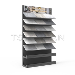 High-end custom quartz stone waterfall show shelf-SG002