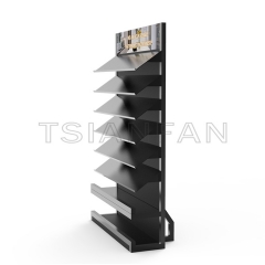 High-end custom quartz stone waterfall show shelf-SG002