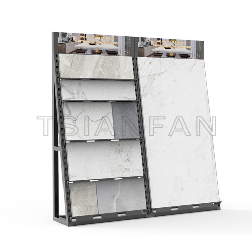 Custom countertop exhibits display quartz stone samples directly-SG022