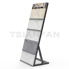 quartz marble granite stone sample floor metal display stand-SG805