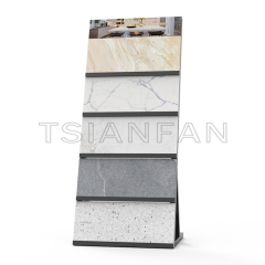 quartz marble granite stone sample floor metal display stand-SG805